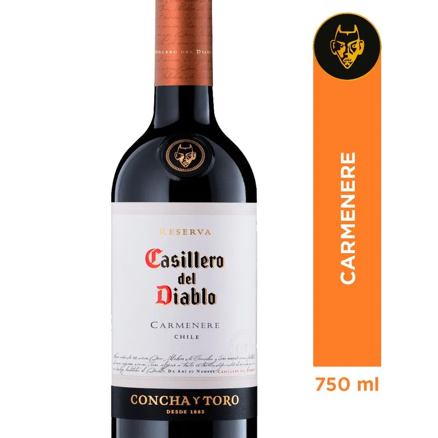 Vino Casillero del Diablo Reserva Carmenere 750cc
