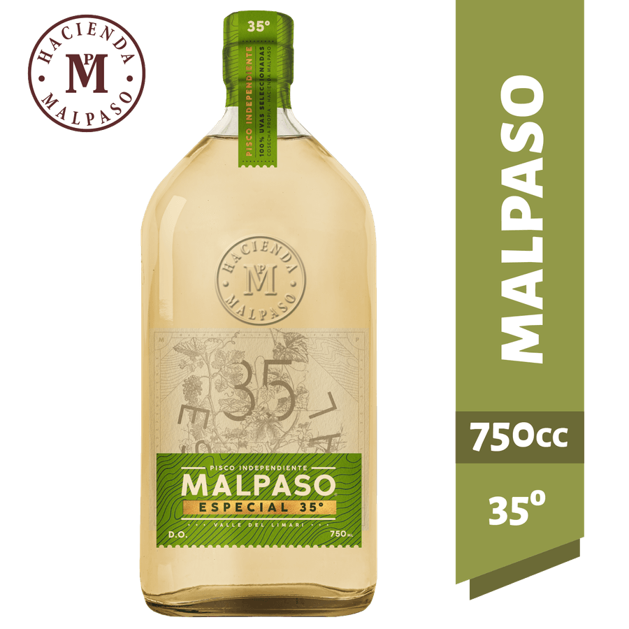 Pisco Mal Paso Especial 35° 750cc