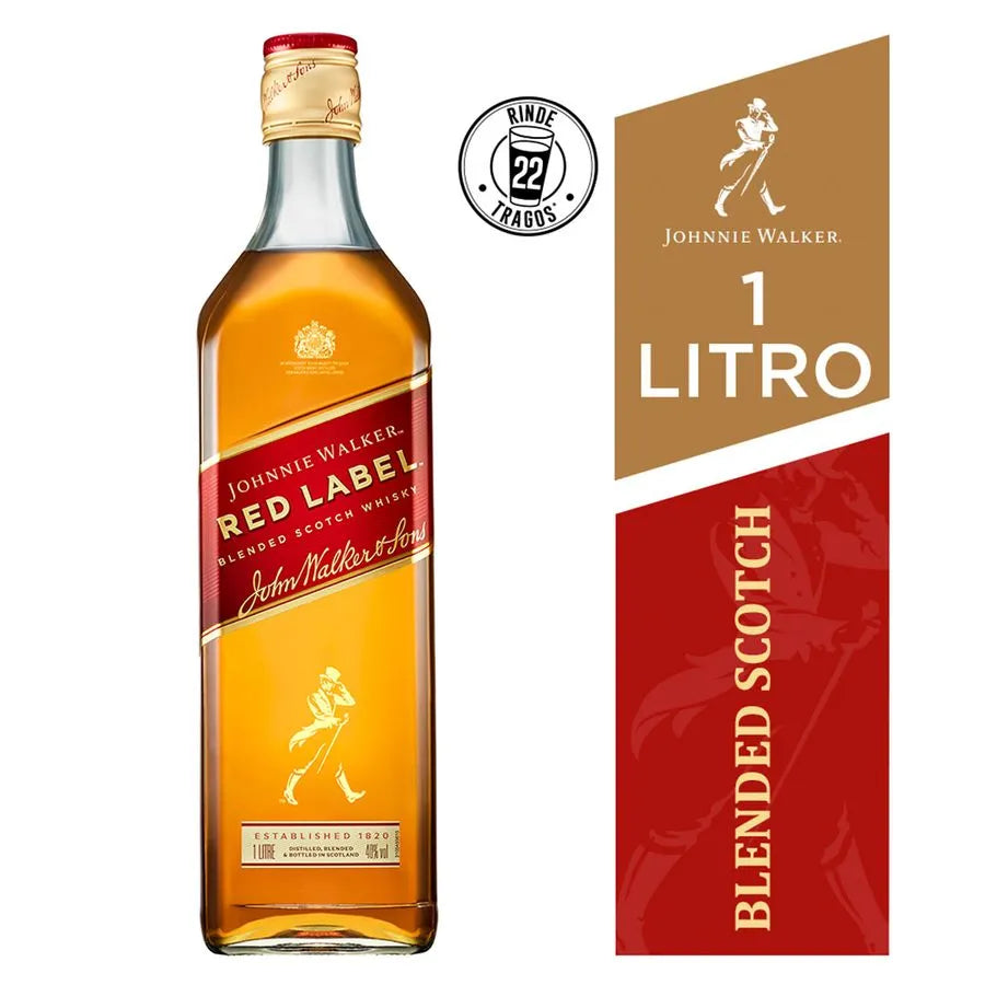 Whisky Johnnie Walker Red Label 40° 1 LT