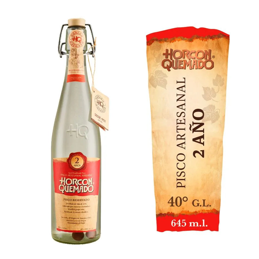 Pisco Horcón Quemado 40° 645cc
