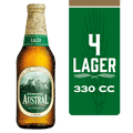 Pack 4 un. Cerveza Austral Lager 5° 330cc