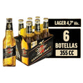 Pack 6 un. Cerveza Miller Lager 4,7° 355cc