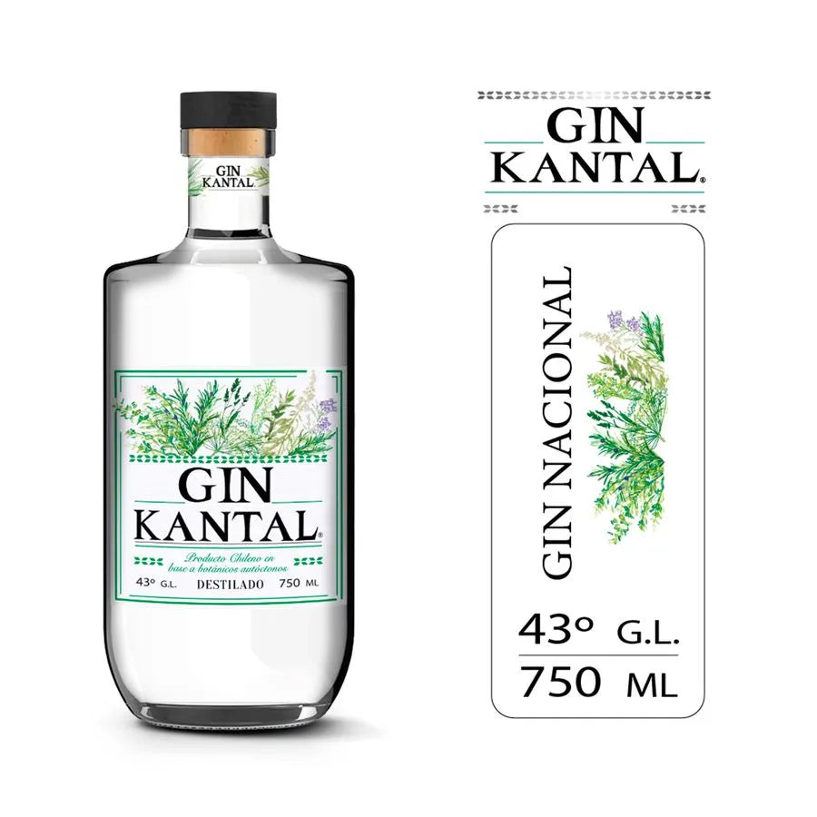 Gin Kantal 43° Botella 750cc