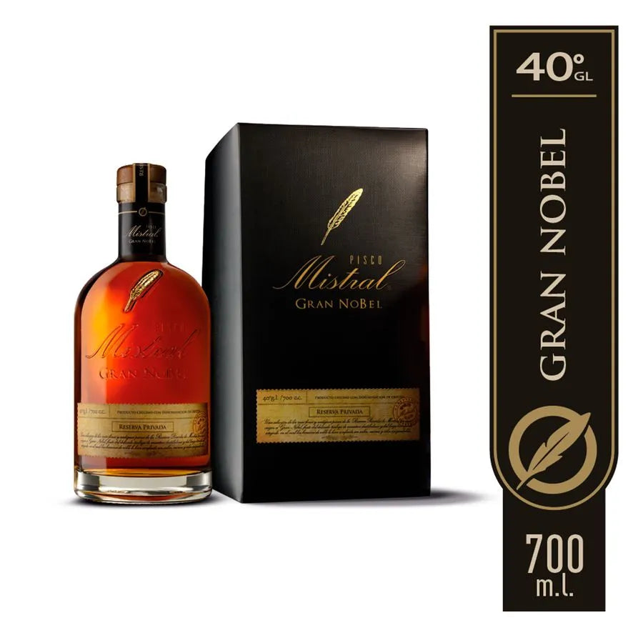 Pisco Mistral Gran Nobel Reserva Privada 40° 700cc