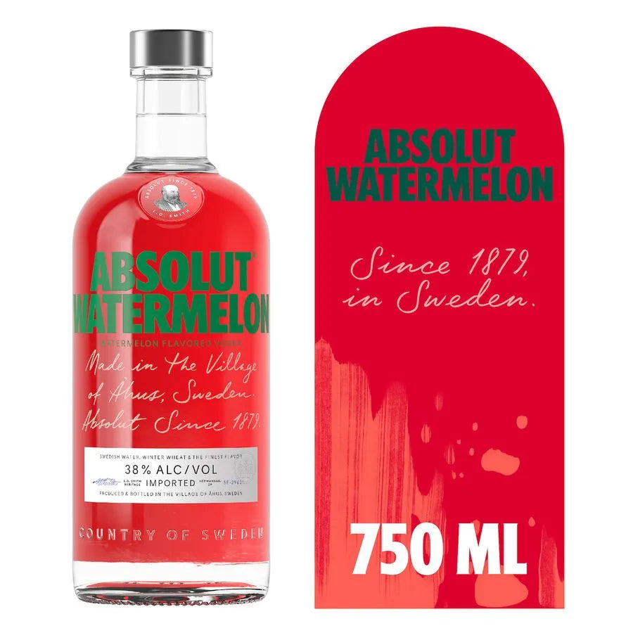 Vodka Absolut Watermelon 38° 750cc