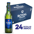 Caja 24 un. Cerveza Royal Guard Lager 5° 355cc