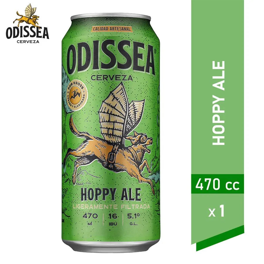 Cerveza Kross Odissea Hoppy Ale 5.1° Lata 470cc