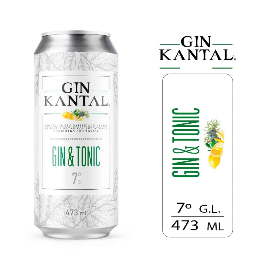 Gin Kantal Tonic 7° Lata 474cc