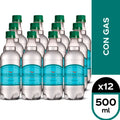 Pack 12 un. Agua benedictino Con Gas 500cc