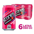 Pack 6 un. Cerveza Stones Berries Fruit Beer 2.5° 350cc