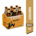 Pack 6 un. Cerveza Kross Golden Ale 5.3° 330cc