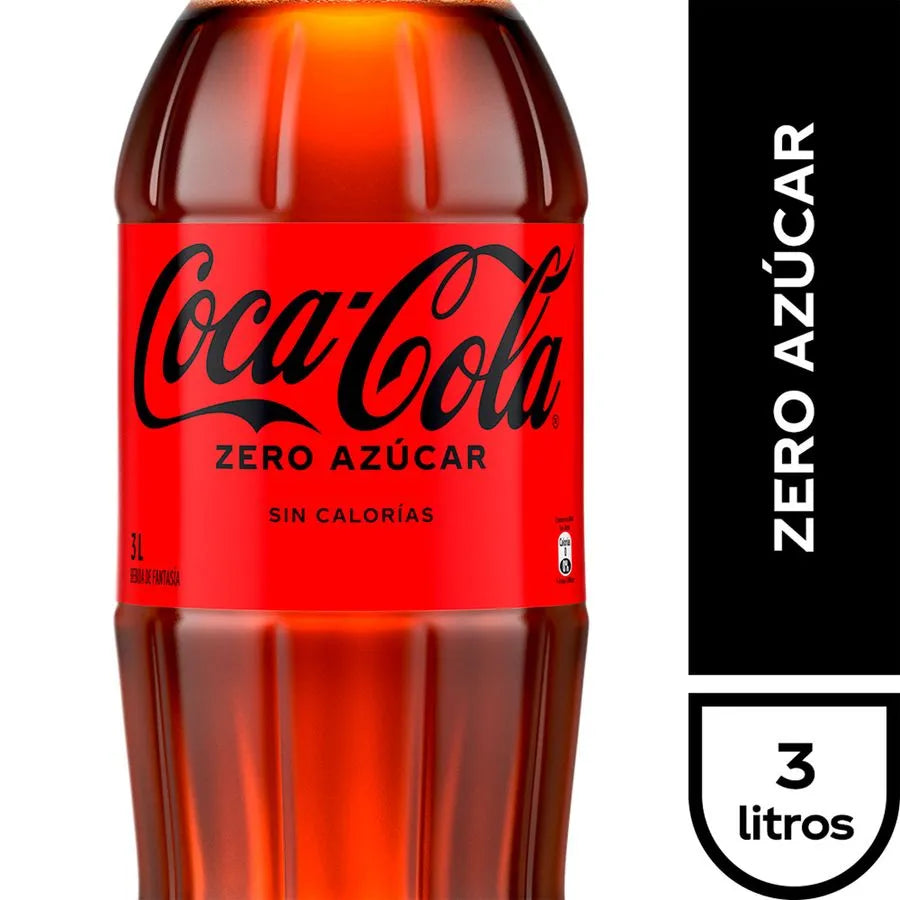 Bebida Coca-Cola Zero 3 LT