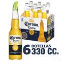 Pack 6 un. Cerveza Corona Lager 4.5° 330cc