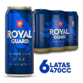 Pack 6 un. Cerveza Royal Guard Lager 5.0° 470cc