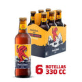 Pack 6 un. Cerveza Austral Patagonia Red Lager 5° 330cc