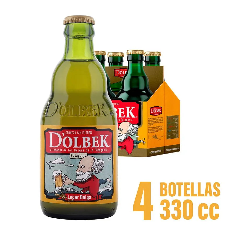 Pack 4 un. Cerveza Dolbek Pampa Ale 5.5° 330cc