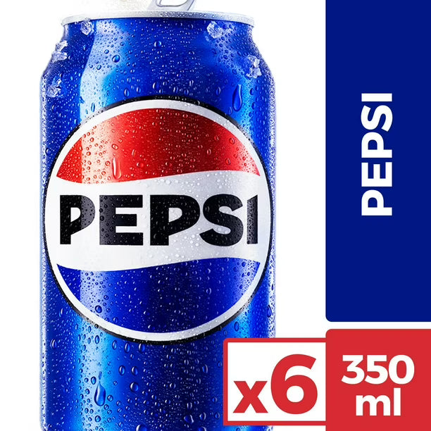Pack 24 unidades Bebida Pepsi Lata 350cc