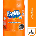 Bebida Fanta Naranja 3 LT Desechable